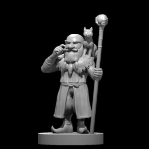 Gnome Male Warlock of the Fiend