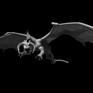 Black Dragon Ancient Flying