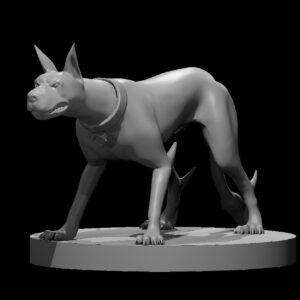 Blink Dog growling