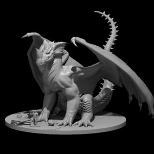 Blue Dragon Playing D&D