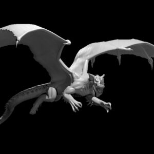 Blue Dragon Young Flying