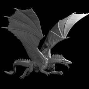 Bronze Dragon Ancient Flying