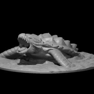 Dragon Turtle in water