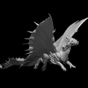 Gold Dragon Ancient Flying
