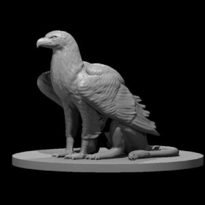 Griffon sitting