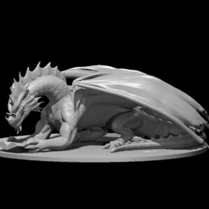 Red Dragon Reading a Book