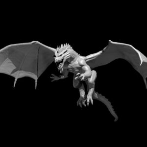 Red Dragon Wyrmling Flying