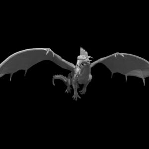 Silver Dragon Ancient Flying