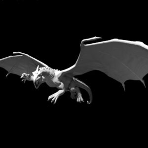 White Dragon Anciet Flying