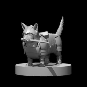 Achilles the Corgi Paladin