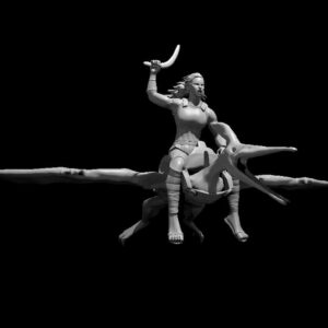 Amazon Riding a Ptreranodon