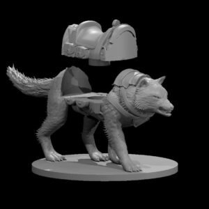 Dire Wolf Mount with mini slot
