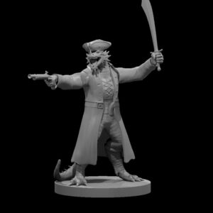 Dragonborn Pirate Captain