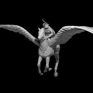 Dragonborn Ranger on Pegasus