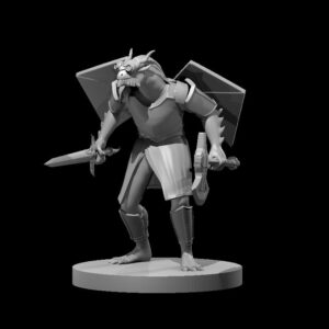 Dragonborn Two Weapon Fighter with Kite Wings