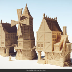 Windmill and Miller's House