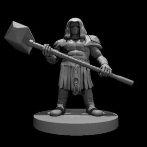 Dwarf Barbarian with Maul and Mask.JPG