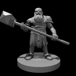 Dwarf Barbarian with a Maul.JPG