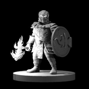 Dwarf Fighter Magma Armor