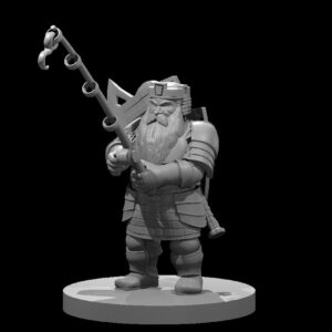 Dwarf Male Cleric Fishing