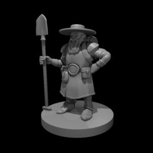 Dwarven Male Grave Cleric
