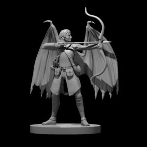 Elf Female Draconic Winged Ranger