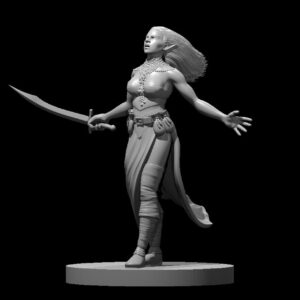 Elf Female Druid 5