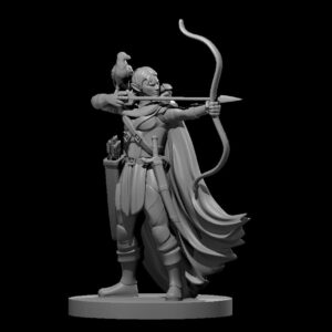 Elf Female Ranger Beastmaster
