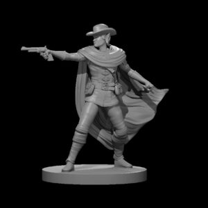 Elf Male Gunslinger One Pistol