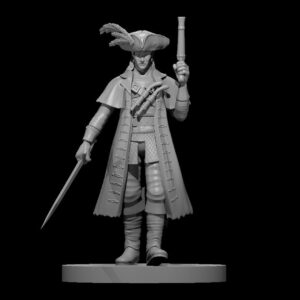Elf Male Pirate Captain
