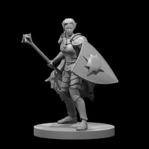 Elven Female Light Cleric