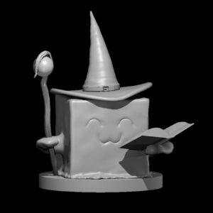 Gelatinous Cube Wizard Adventurer