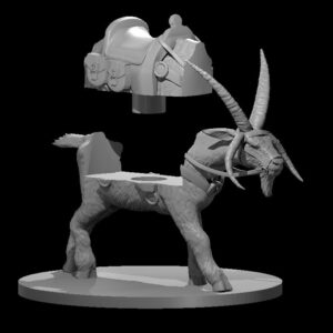 Giant Goat Mount with mini slot