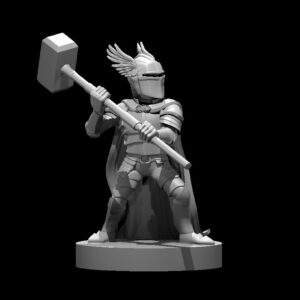 Gnome Male  Paladin with Maul