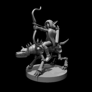 Goblin Female Rogue on Iron Defender