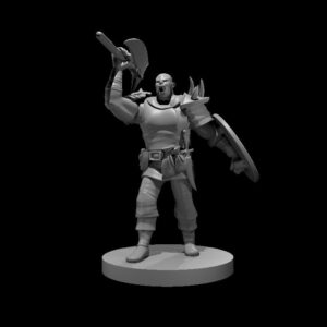 Half Orc Barbarian with Battle Axe and Shield.JPG