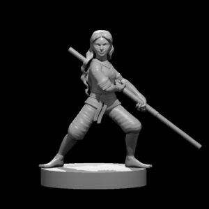 Halfling Female Monk