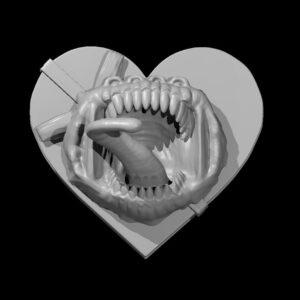 Heart Shaped Chocolate Candy Box Mimic