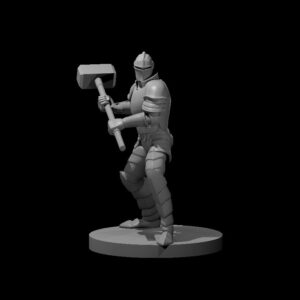 Helmed Greatweapon Fighter with Maul