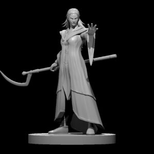 Human Female Evoker Wizard