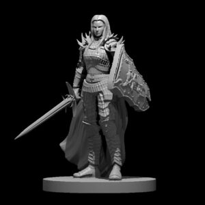 Human Female Fallen Paladin