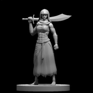 Human Female Fighter Desert