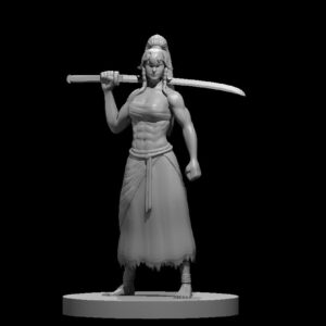 Human Female Kensai Monk