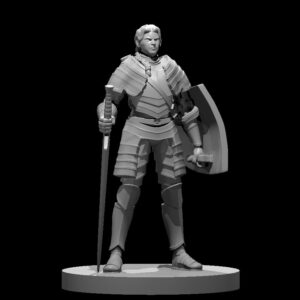 Human Female Paladin 4