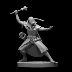Human Male Artificer Alchemist with Gas Mask