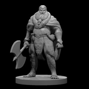 Human Male Barbarian 12 Bear Totem.JPG