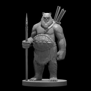 Human Male Barbarian 14 Bear Totem.JPG