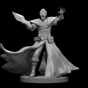 Human Male Evoker Wizard
