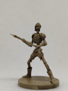 Onbewerkte foto van 3D-geprinte miniatuur of scenery, toont printkwaliteit en detailniveau