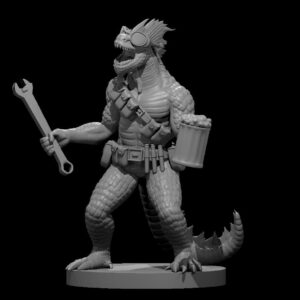 Lizardfolk Artificer 2